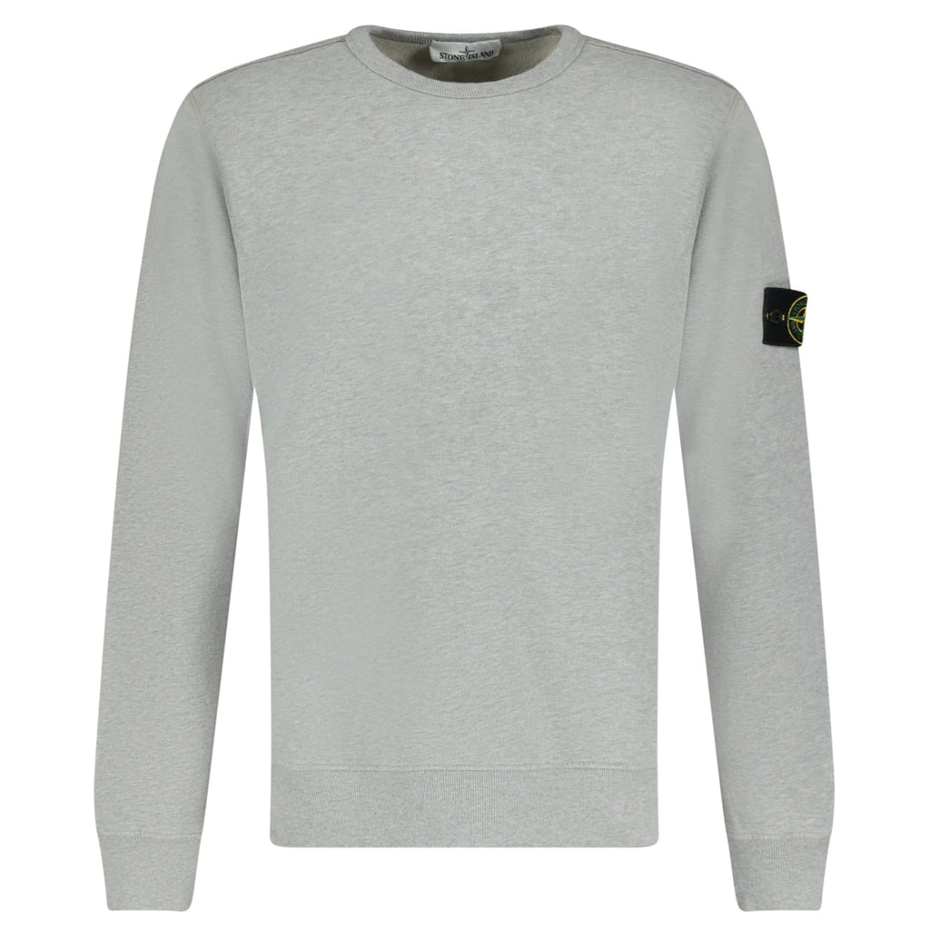 Stone Island Cotton Sweatshirt Grey - chancefashionco