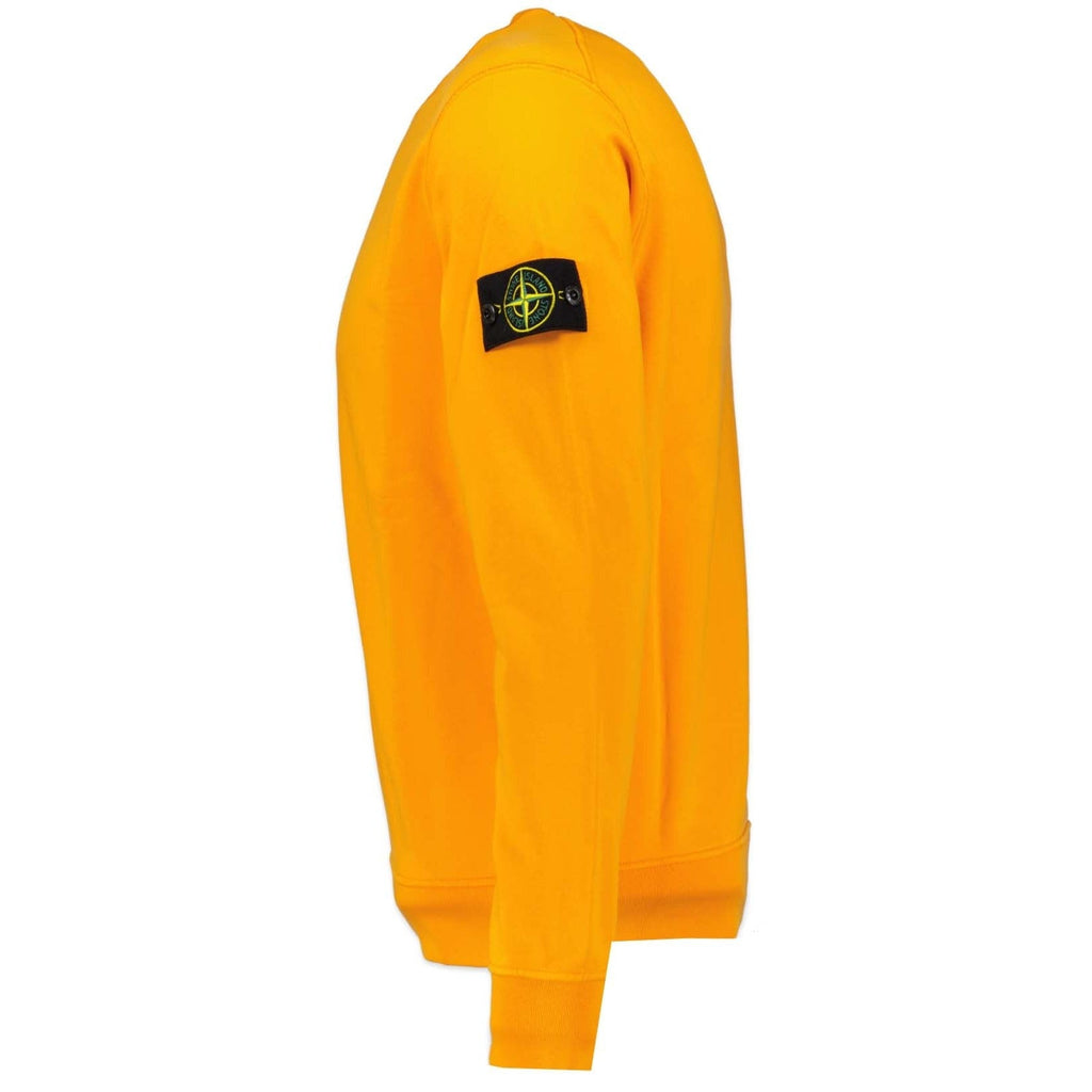 Stone Island Cotton Sweatshirt Orange - chancefashionco