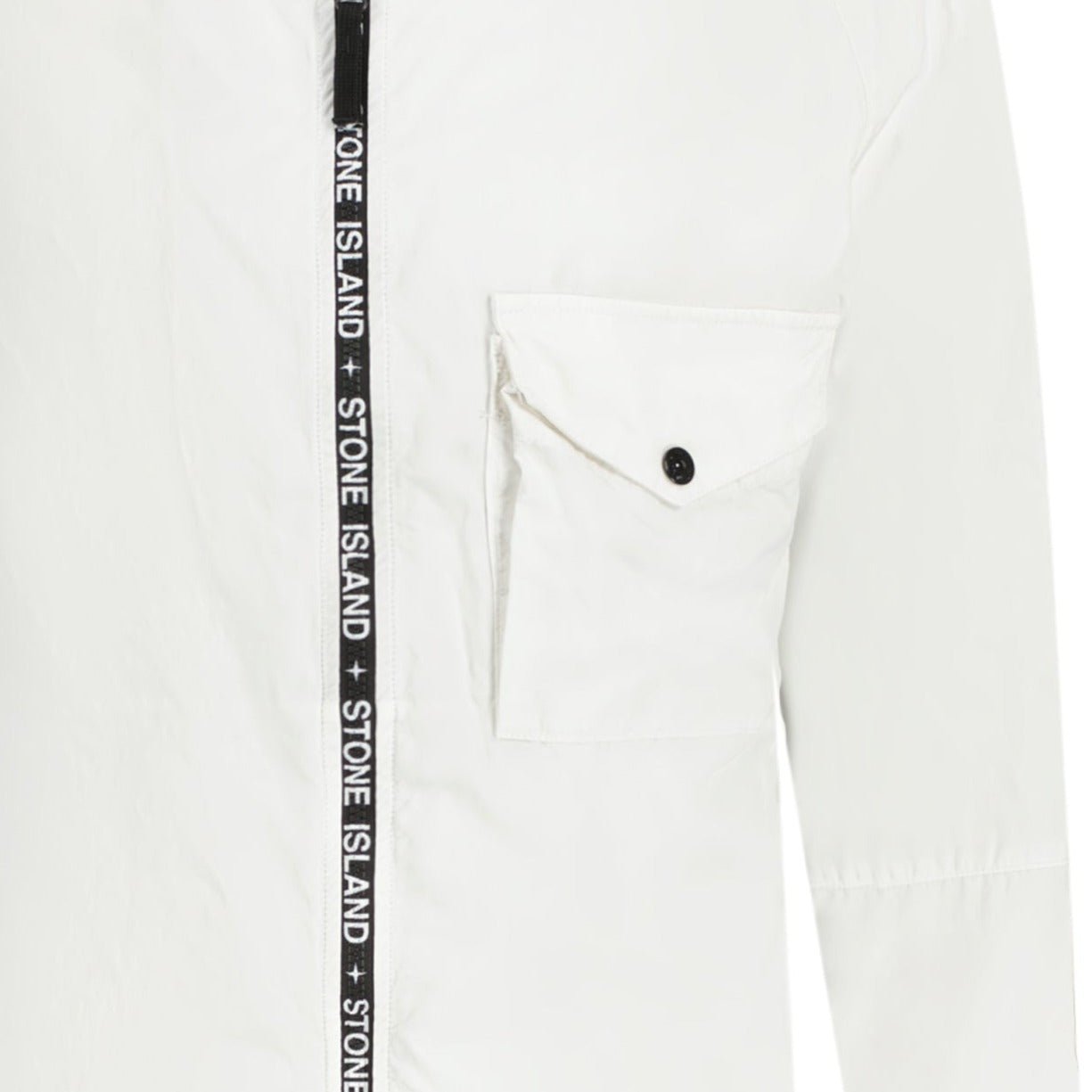 Stone island hot sale white shirt