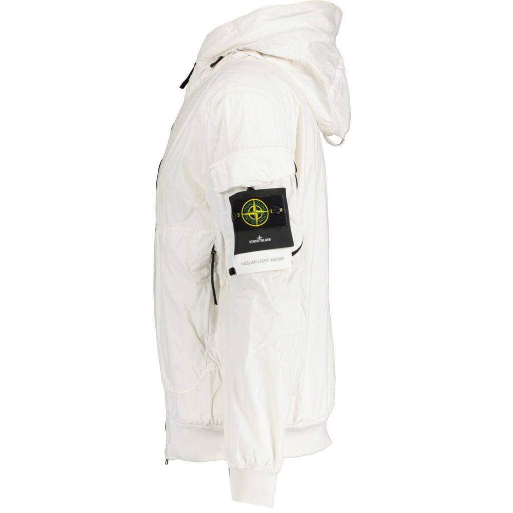 Stone Island Naslan Light Watro Jacket White - chancefashionco