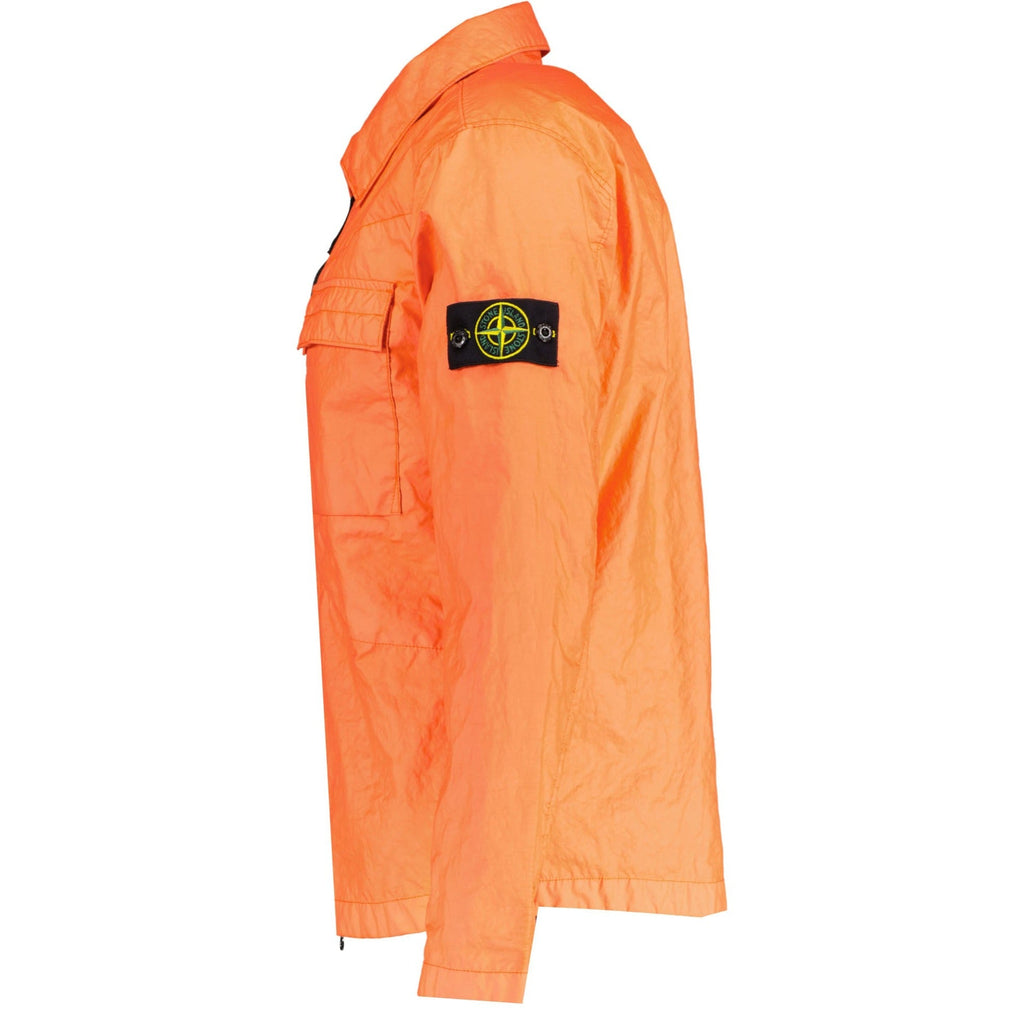 Stone Island Nylon Overshirt Coral - chancefashionco