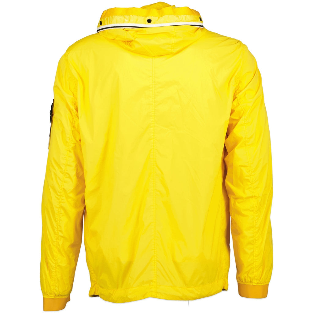 Stone Island Nylon-TC Hooded Rain Jacket Yellow - chancefashionco