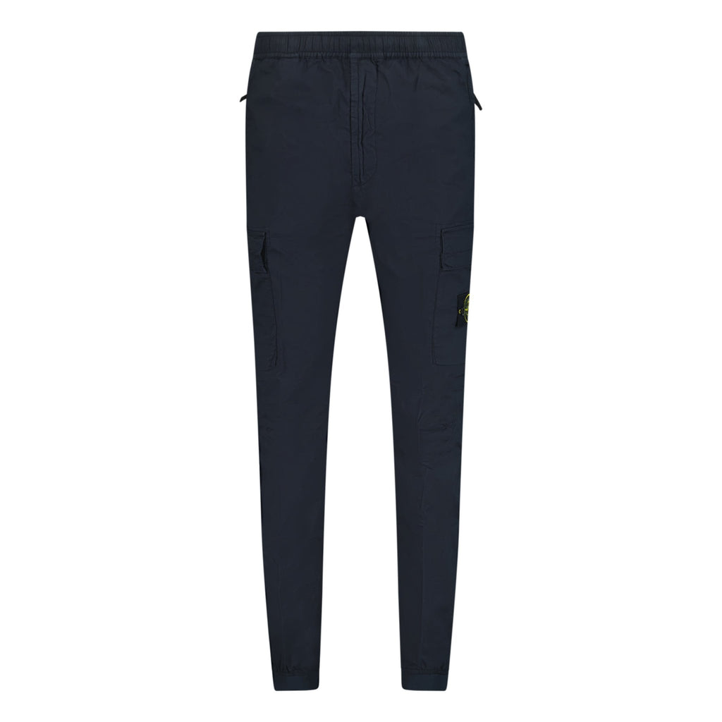 Stone Island Stretch Cargos Trousers Navy - chancefashionco