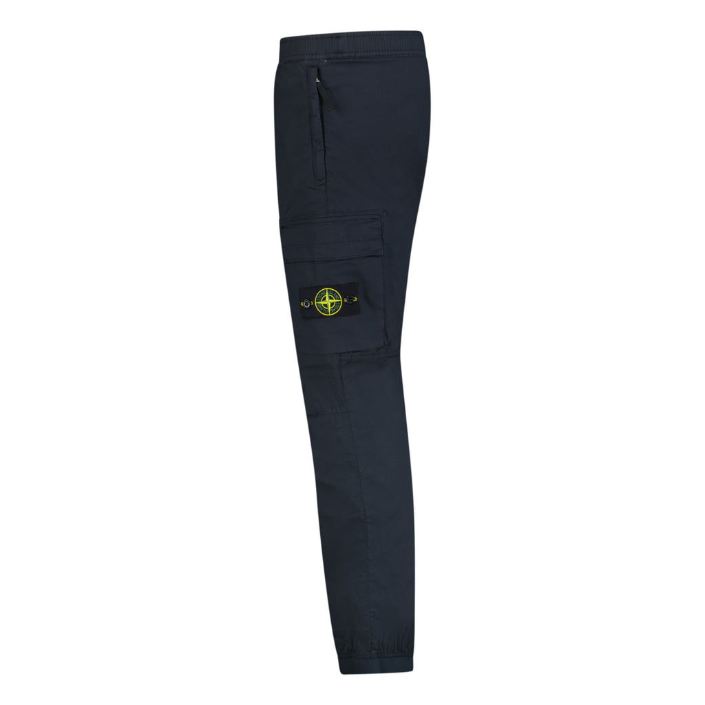 Stone Island Stretch Cargos Trousers Navy - chancefashionco