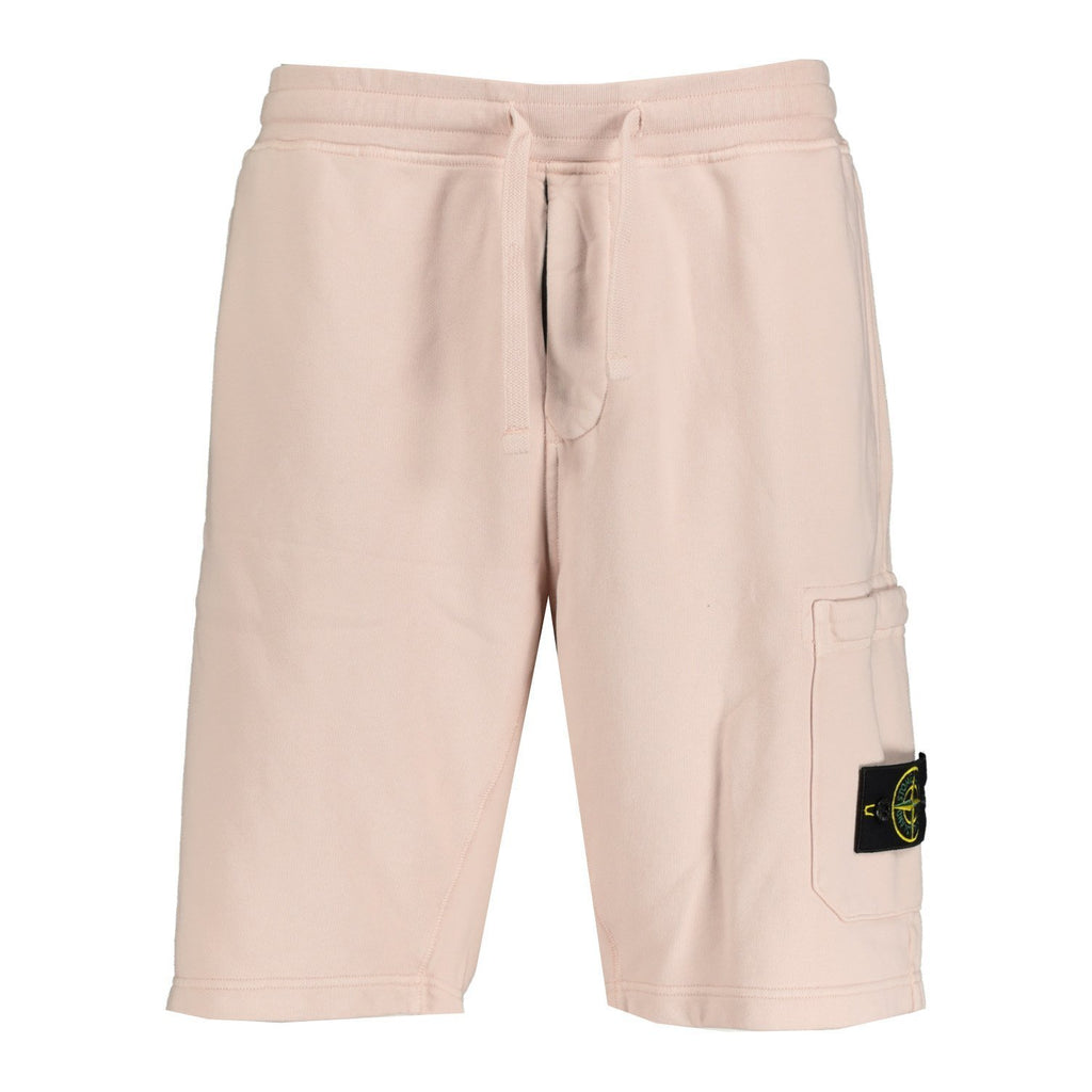 Stone Island Sweat Shorts Light Pink - chancefashionco