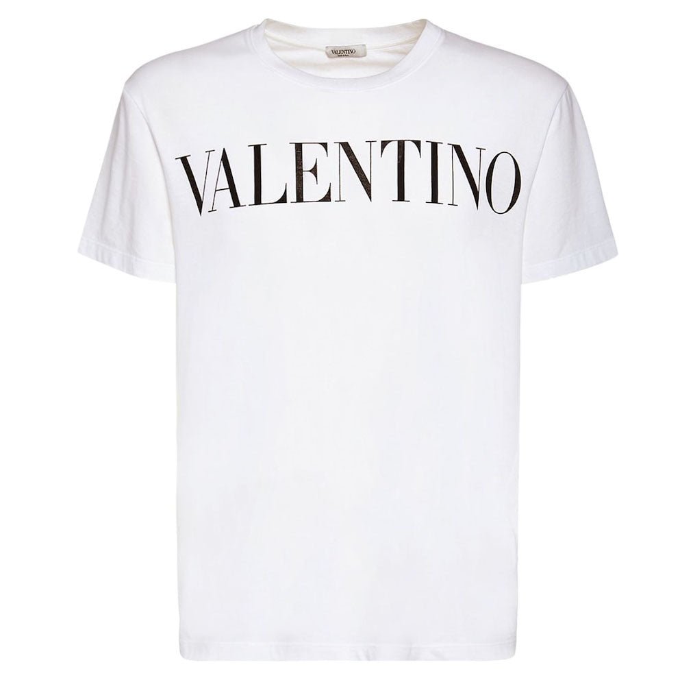 Valentino Logo Print T-Shirt White - chancefashionco