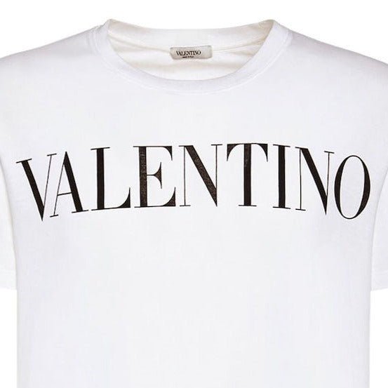 Valentino Logo Print T-Shirt White - chancefashionco