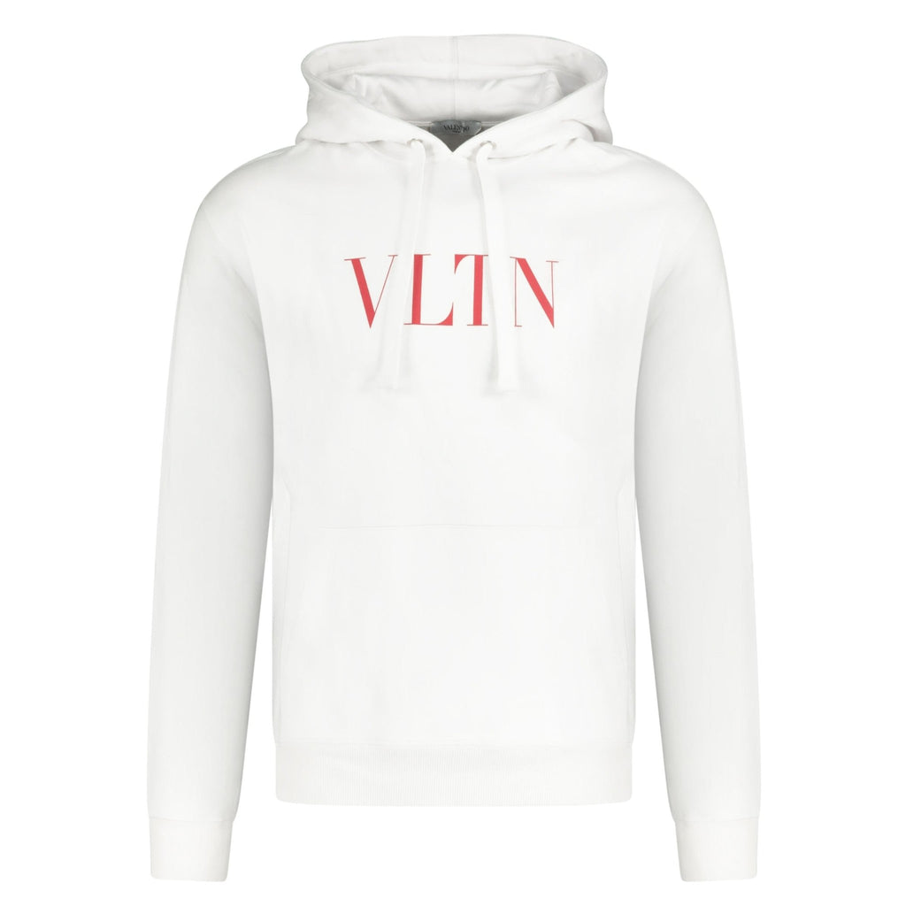 Valentino VLTN Hooded Sweatshirt White - chancefashionco