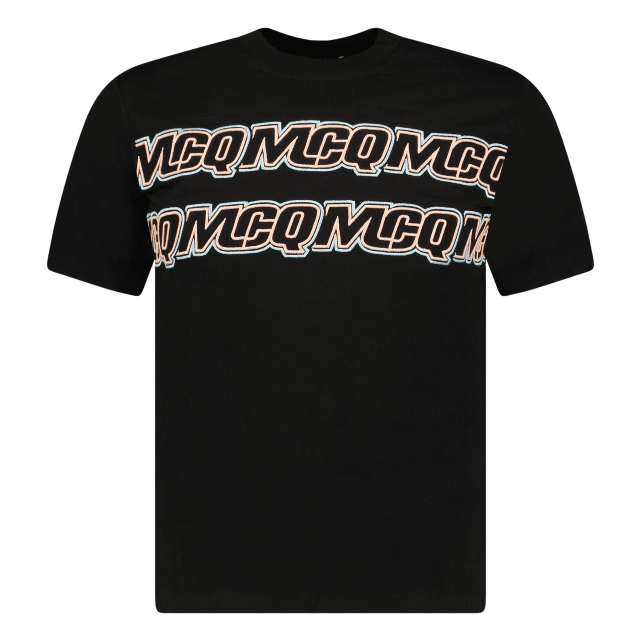 T-shirt Uomo Alexander McQueen McQ Earth Force Sound - Nero/Rosso - Taglie S-XXL - Foto 3